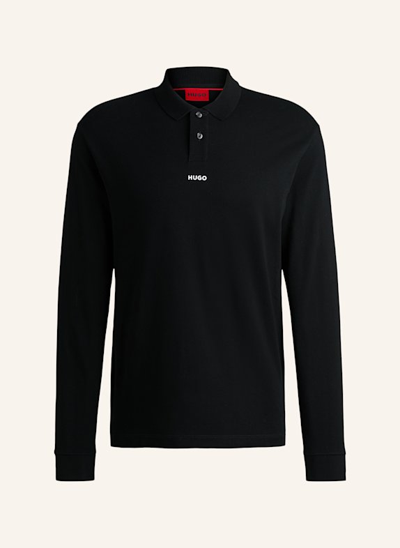 HUGO Poloshirt DERRYO Relaxed Fit SCHWARZ