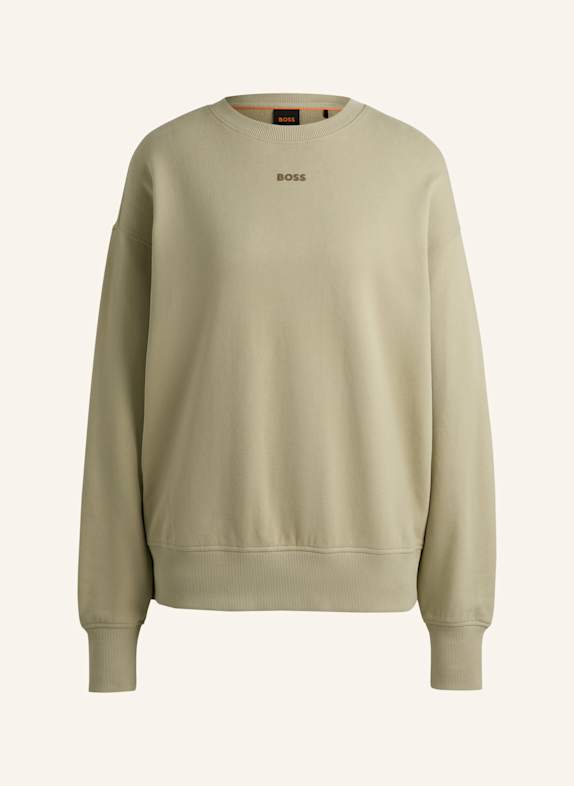 BOSS Sweatshirt C_ETEIA_SMALL_LOGO Relaxed Fit KHAKI