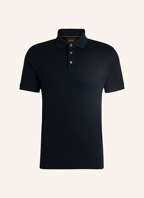 BOSS Poloshirt L-PERRY 14 Regular Fit DUNKELBLAU