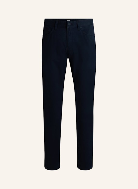 BOSS Casual Hose H-DELAWARE3-1-20 Slim Fit DUNKELBLAU