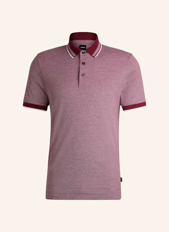 BOSS Poloshirt H-PROUT 141 Regular Fit DUNKELROT