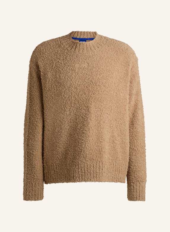 HUGO Pullover SANOU Relaxed Fit BEIGE