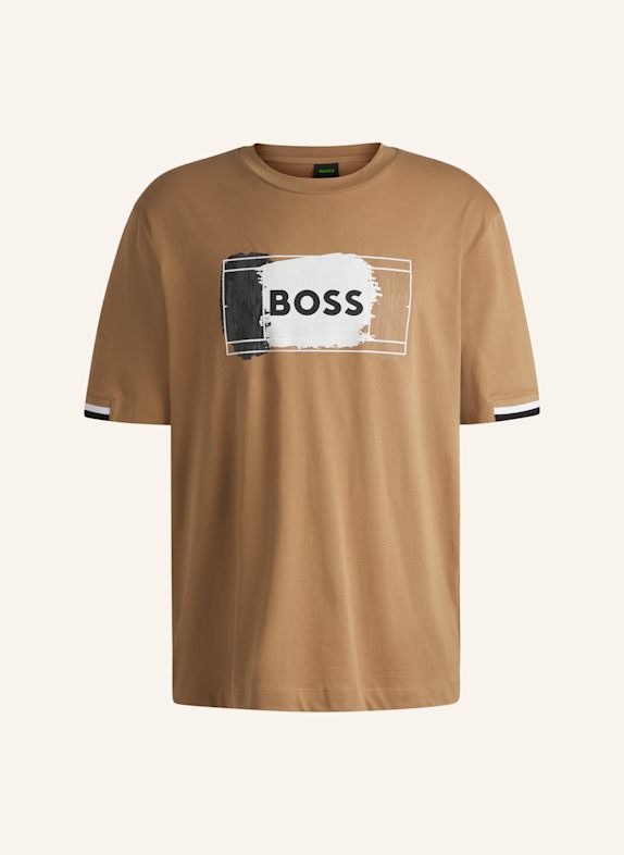 BOSS T-Shirt TEE BOSS OPEN Regular Fit BEIGE