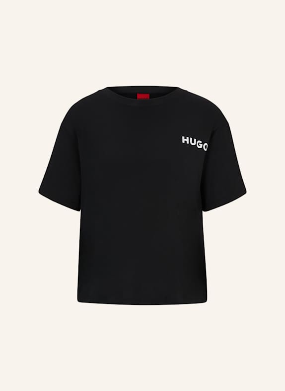 HUGO Pyjama-Oberteil UNITE_T-SHIRT Relaxed Fit SCHWARZ