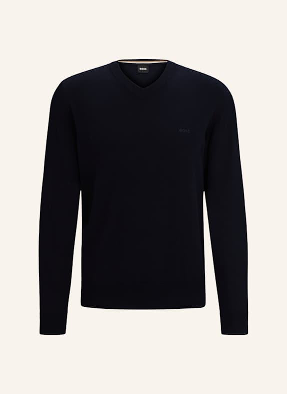 BOSS Pullover PACELLO-L Regular Fit DUNKELBLAU