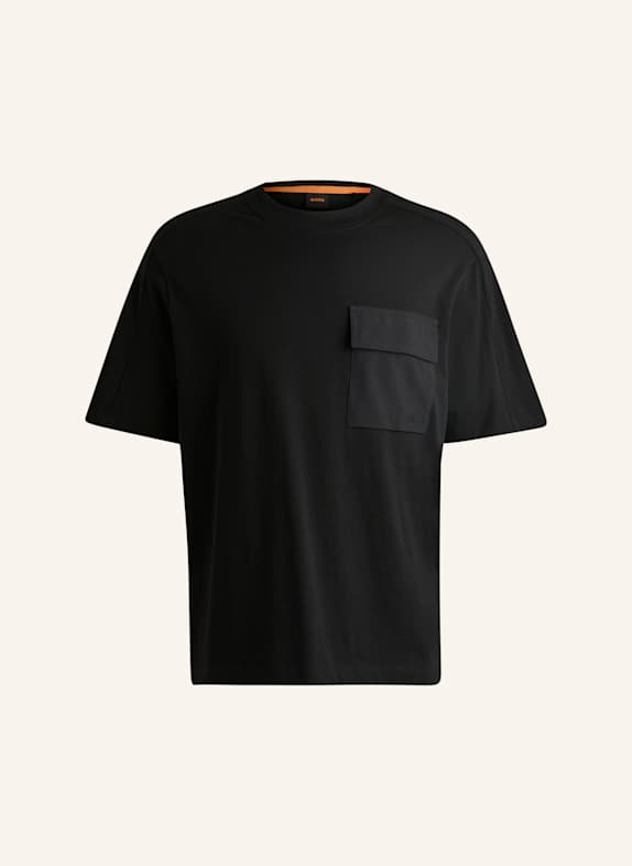 BOSS T-Shirt TE_POCKETCARGO SCHWARZ