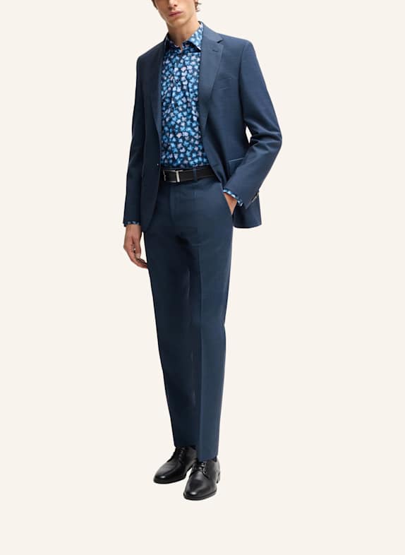 BOSS Business Hemd H-JOE-KENT-C1-214 Regular Fit DUNKELBLAU