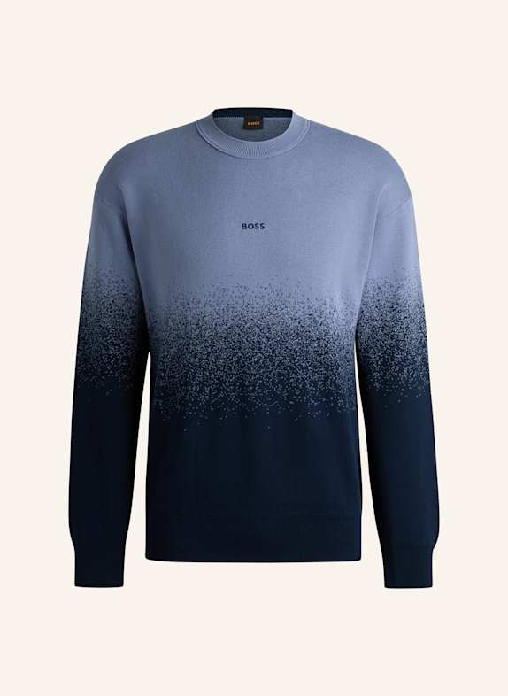 BOSS Pullover KOMBRE Relaxed Fit BLAU