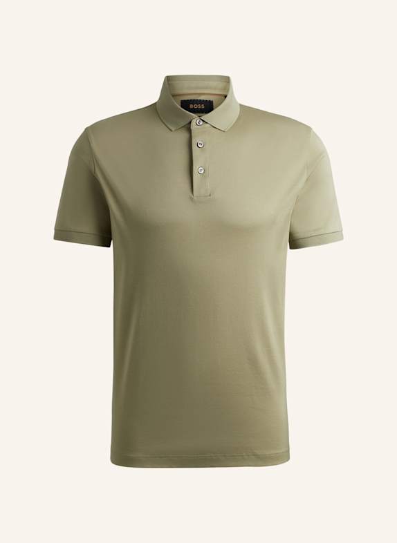 BOSS Poloshirt L-PERRY 14 Regular Fit GRÜN