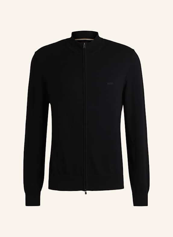 BOSS Strickjacke PALANO-L Regular Fit SCHWARZ