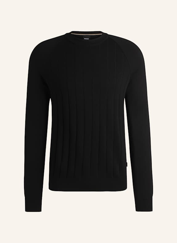 BOSS Pullover H-BELUGO Regular Fit SCHWARZ