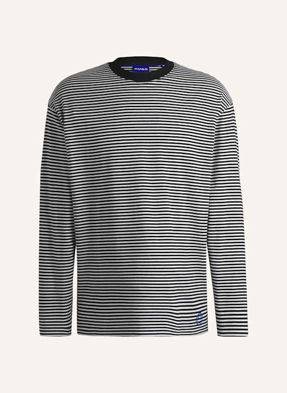 HUGO T-Shirt NUSTRIPE WEISS