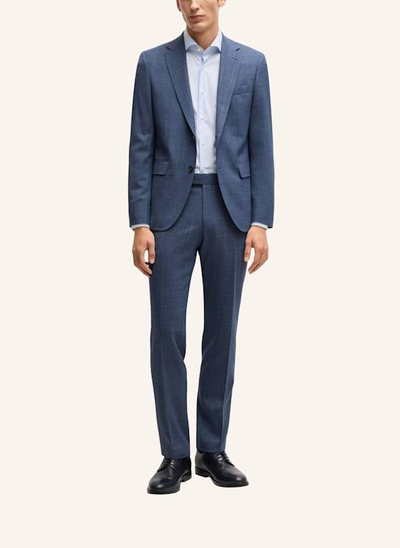 BOSS Business Hemd P-HANK-SPREAD-C1-222 Slim Fit HELLBLAU