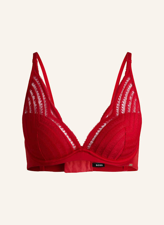 BOSS Bh UNDERWIRE BRA WAVE L ROT