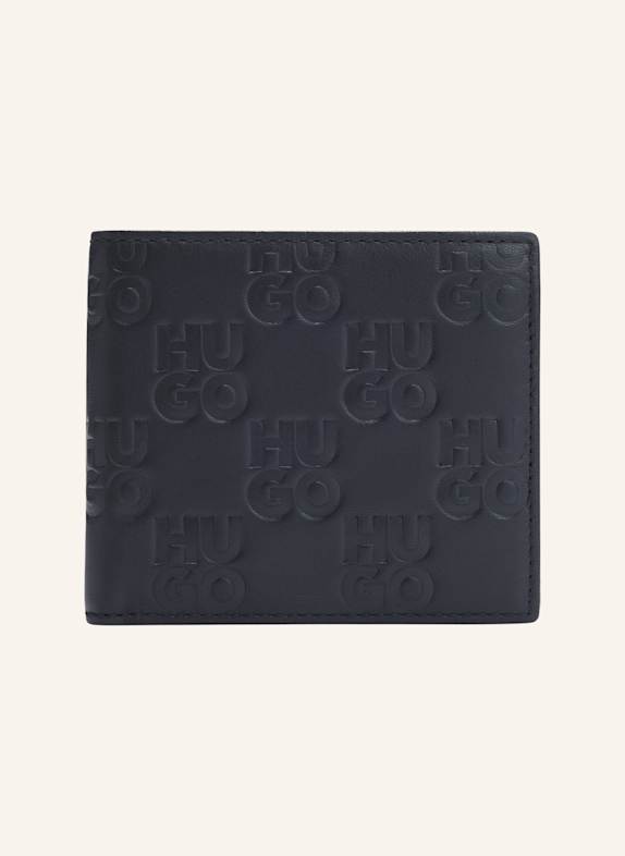 HUGO Kleine Leder-Geschenkset GB STK M_4CC CARD SCHWARZ