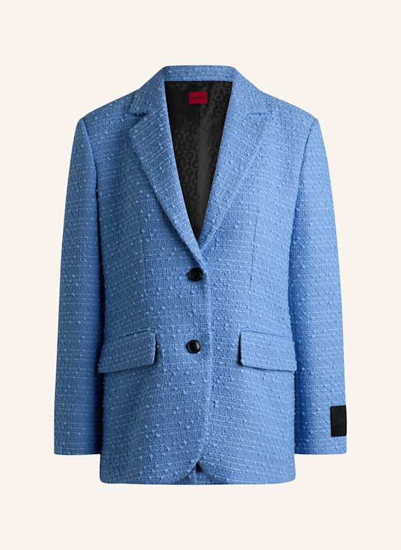 HUGO Blazer AREOTA-1 Relaxed Fit HELLBLAU