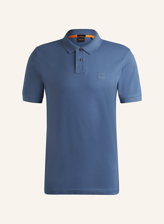 BOSS Piqué-Poloshirt PASSENGER Slim Fit BLAU