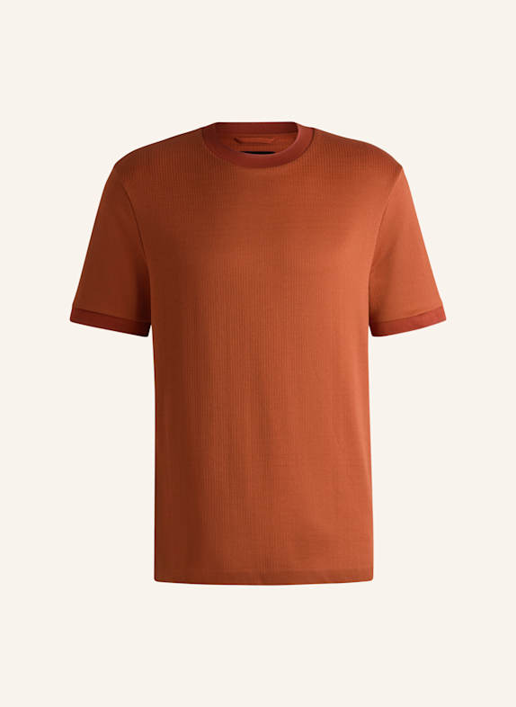 BOSS T-Shirt P-TAUT 25 Regular Fit DUNKELORANGE