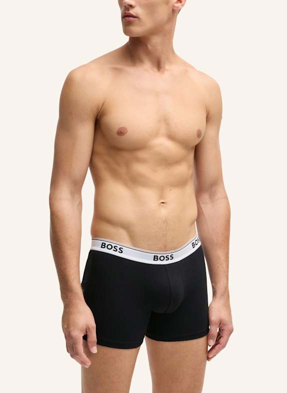 BOSS 3er-Pack Boxershorts POWER SCHWARZ