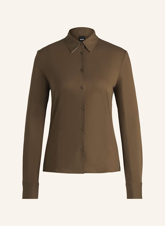 BOSS Business Bluse BIRDIE_TUESDAY Extra-Slim Fit BRAUN