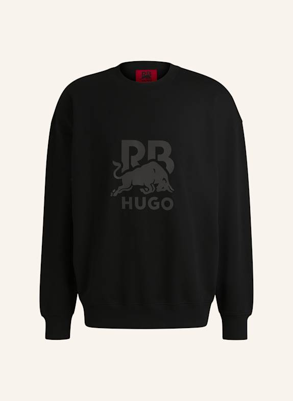 HUGO Sweatshirt DAHRAIN_RB Oversize Fit SCHWARZ