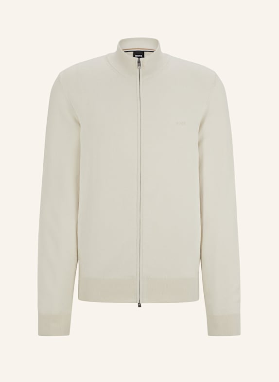 BOSS Strickjacke PALANO-L Regular Fit WEISS