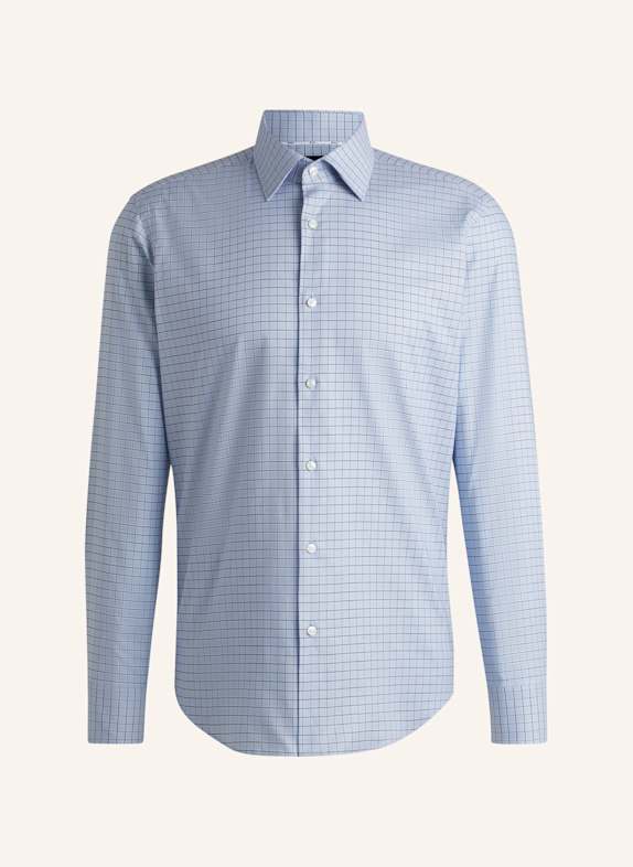 BOSS Business Hemd H-JOE-KENT-C1-214 Regular Fit HELLBLAU