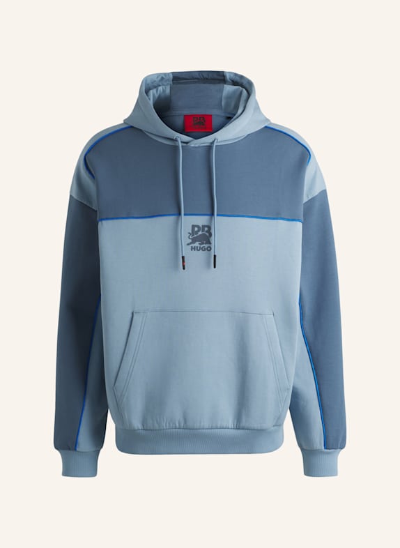 HUGO Sweatshirt DILVERSTON_RB Oversize Fit BLAU