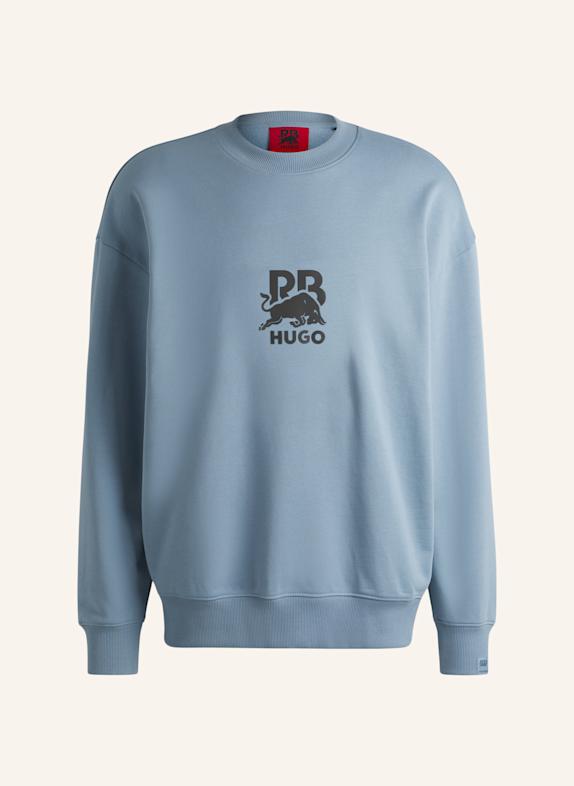 HUGO Sweatshirt DAHRAIN_RB Oversize Fit BLAU