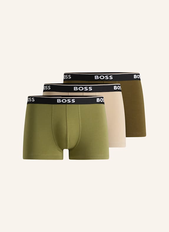 BOSS Boxershort TRUNK 3P POWER WEISS