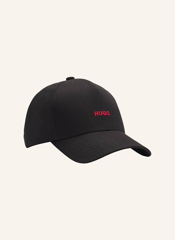 HUGO Gewebte Cap CARA SCHWARZ