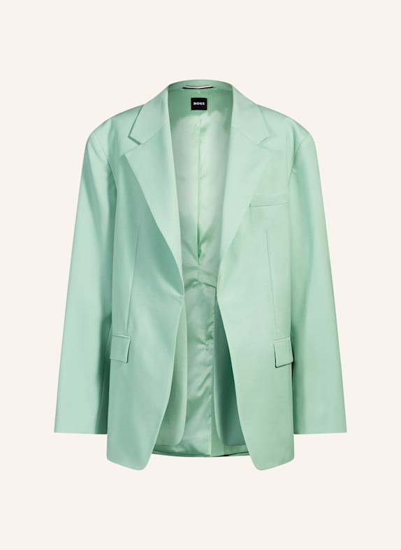 BOSS Blazer JALEDA Oversize Fit HELLGRÜN