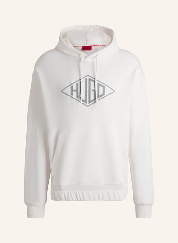 HUGO Sweatshirt DACOROLO Relaxed Fit WEISS