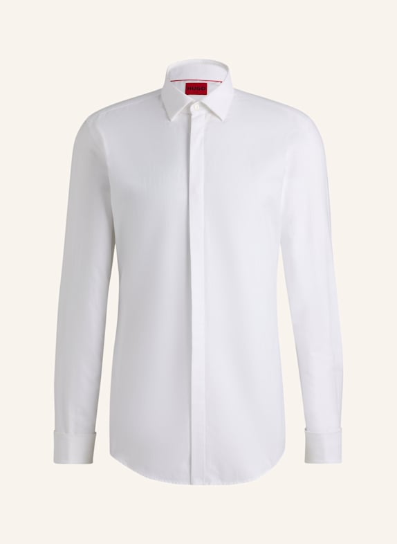 HUGO Business Hemd KENNEW Slim Fit WEISS