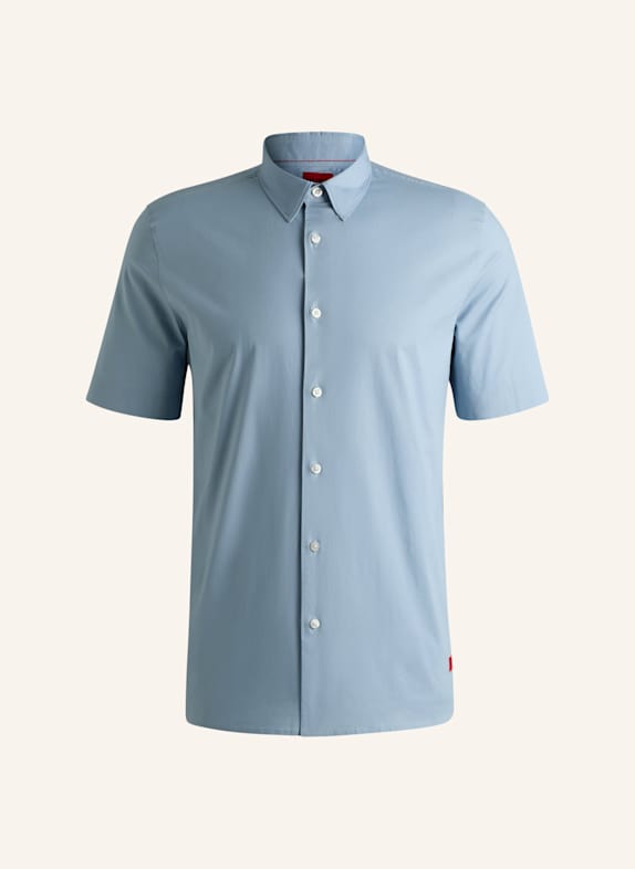 HUGO Casual Hemd EBOR Relaxed Fit BLAU