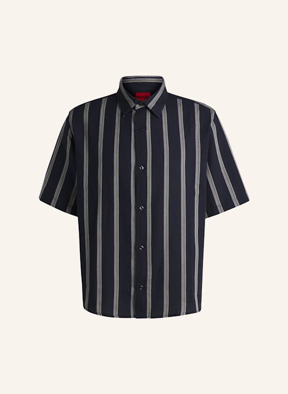 HUGO Casual Hemd ERALINO DUNKELBLAU