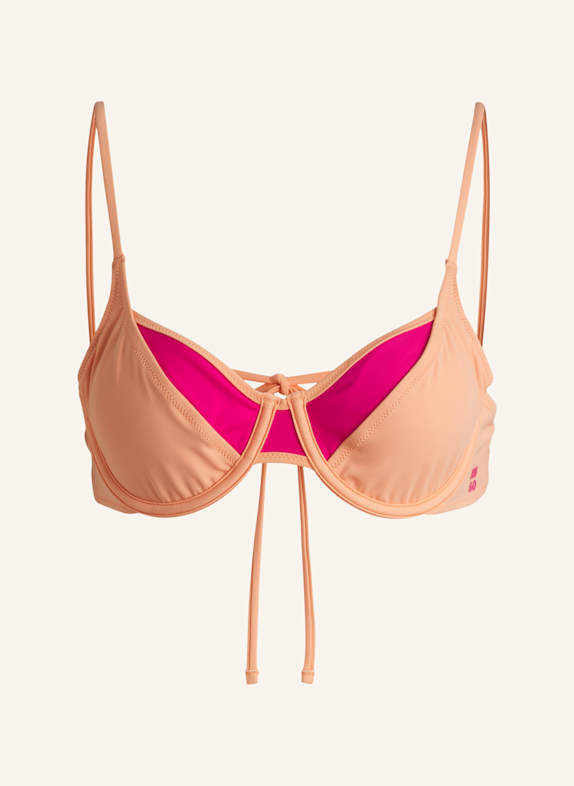 HUGO Bikini-Oberteil DUO LAYER BRALETTE Regular Fit WEISS