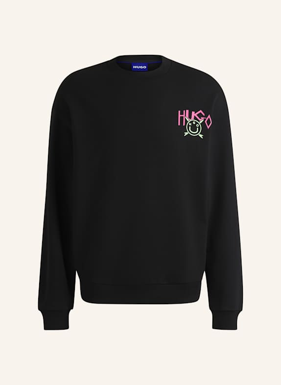 HUGO Sweatshirt NIGOTIL Regular Fit SCHWARZ