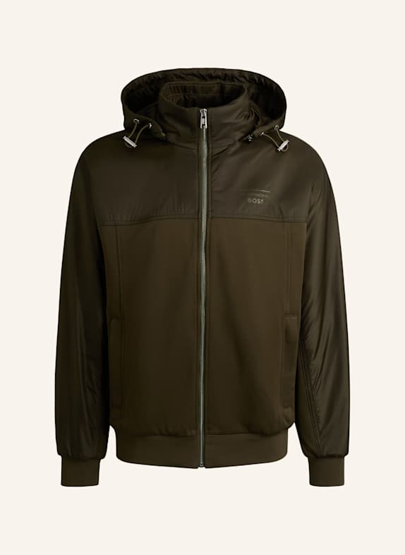 BOSS Sweatshirt C-STEELE 71_PS Regular Fit DUNKELGRÜN