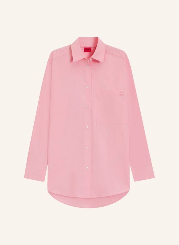 HUGO Hemdbluse THE OVERSIZE SHIRT PINK