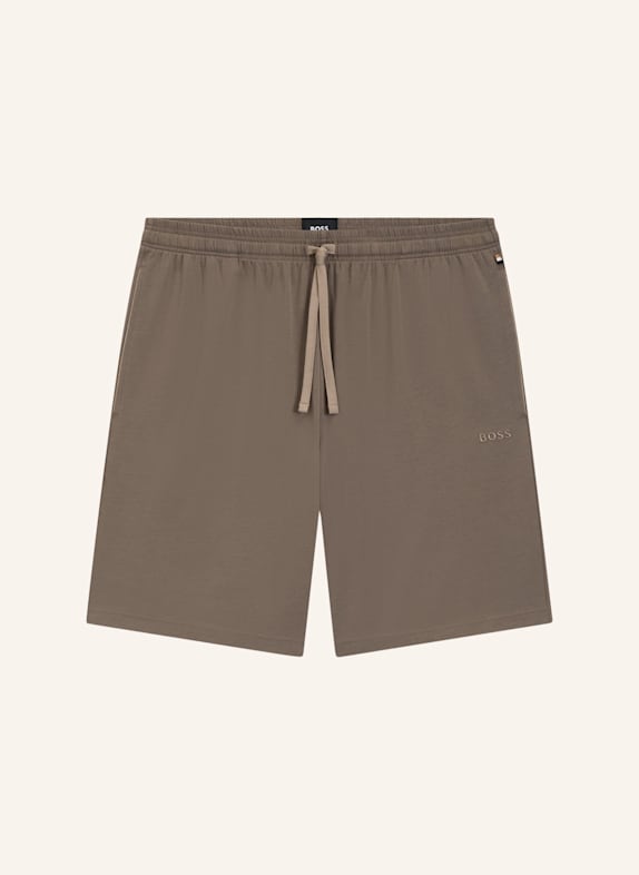 BOSS Loungewear Unterteil MIX&MATCH SHORT CW BRAUN