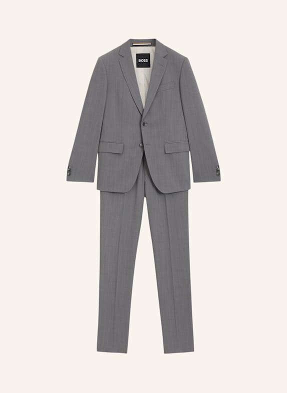 BOSS Business Anzug H-HUGE-2PCS-253 Slim Fit GRAU