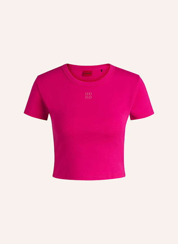 HUGO T-Shirt DELANOR Slim Fit PINK