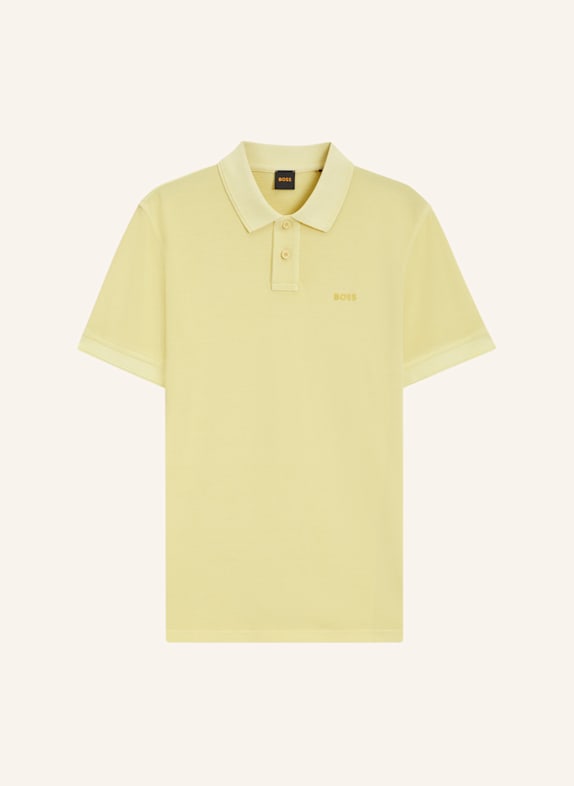 BOSS Poloshirt PRIME Regular Fit GELB