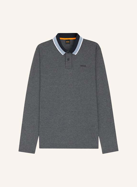 BOSS Poloshirt PEOXFORDLONG_1 Regular Fit DUNKELBLAU
