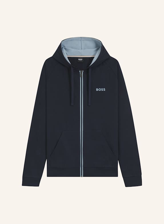 BOSS Loungewear Jacke AUTHENTIC JACKET H Regular Fit DUNKELBLAU