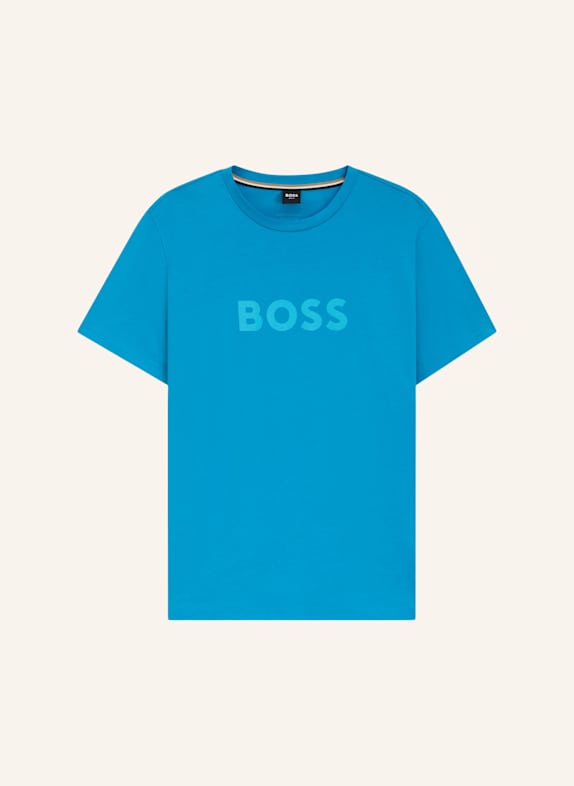 BOSS Strand-Oberteil T-SHIRT RN Regular Fit TÜRKIS