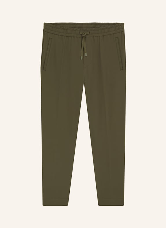 BOSS Casual Hose T_FLEX Tapered Fit DUNKELGRÜN