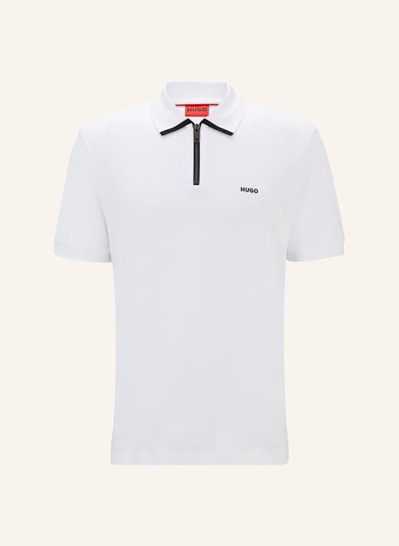 HUGO Poloshirt DALOMINO Regular Fit WEISS