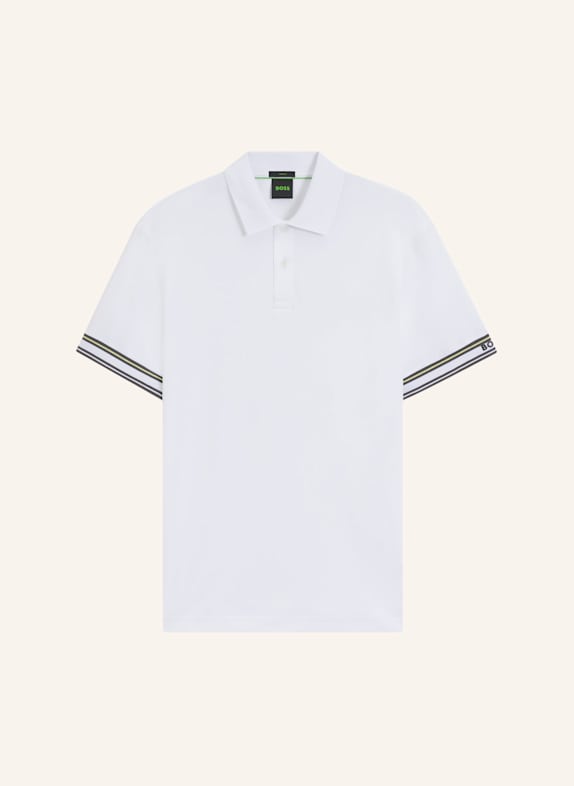 BOSS Poloshirt POLO ZONE Slim Fit WEISS